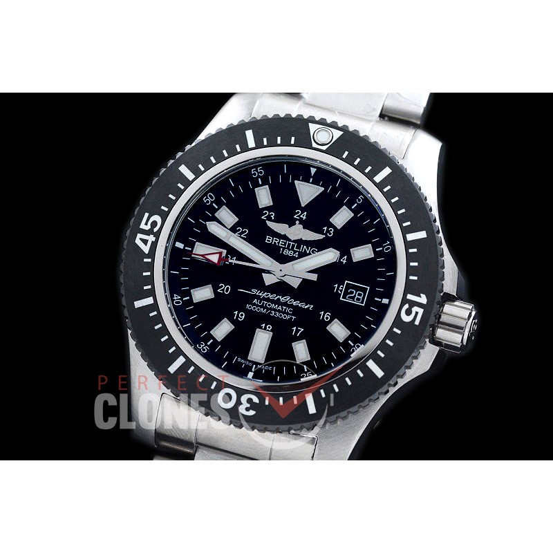 BLSF2-111S Superocean II 44 SS/SS Black Asian Clone 2824