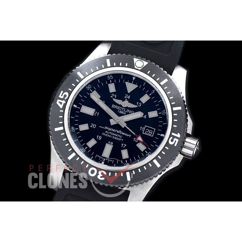 BLSF2-111R Superocean II 44 SS/RU Black Asian Clone 2824 