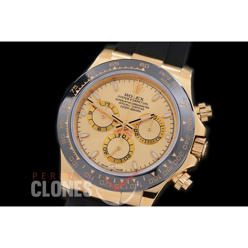 0 RLDF00506R JHF Daytona/Osyterflex 116518LN YG/CER/RU Gold A-7750/4130