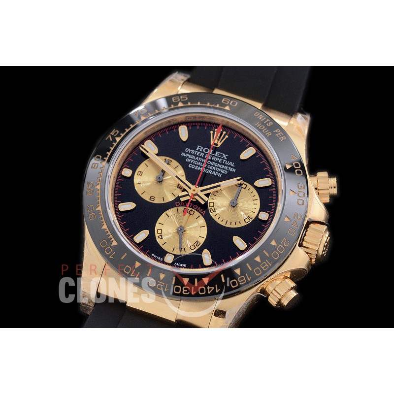 0 RLDF00507R JHF Daytona/Osyterflex 116518LN YG/CER/RU Black A-7750/4130