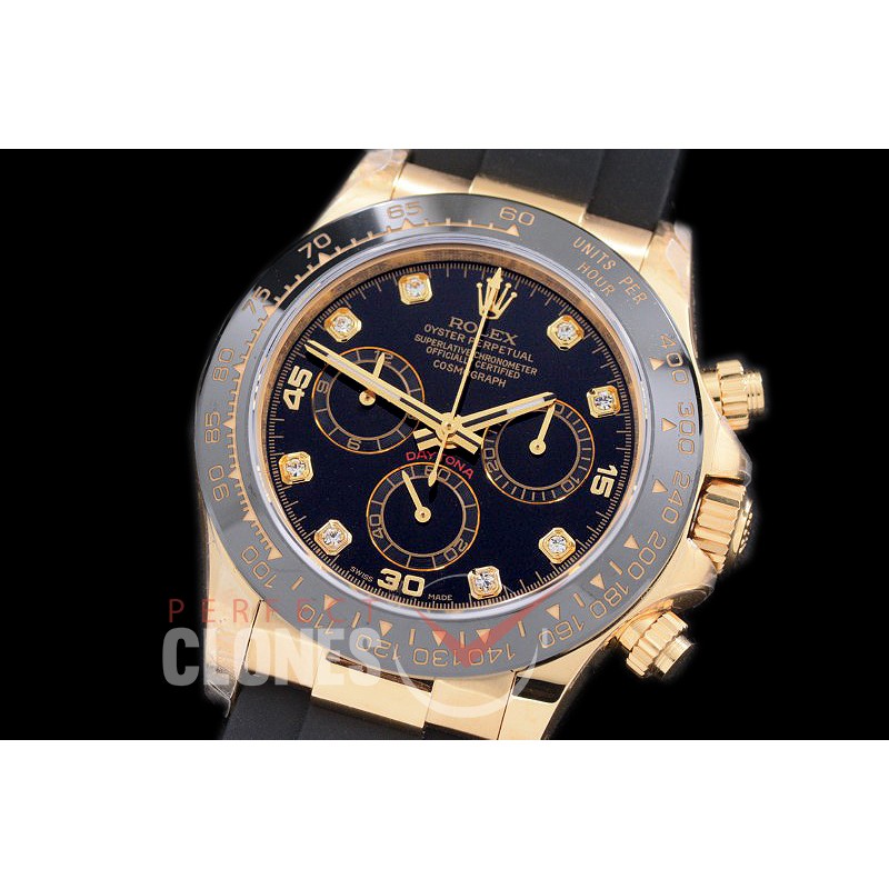 0 RLDF00512R JHF Daytona/Osyterflex 116518LN YG/CER/RU Black Diam A-7750/4130