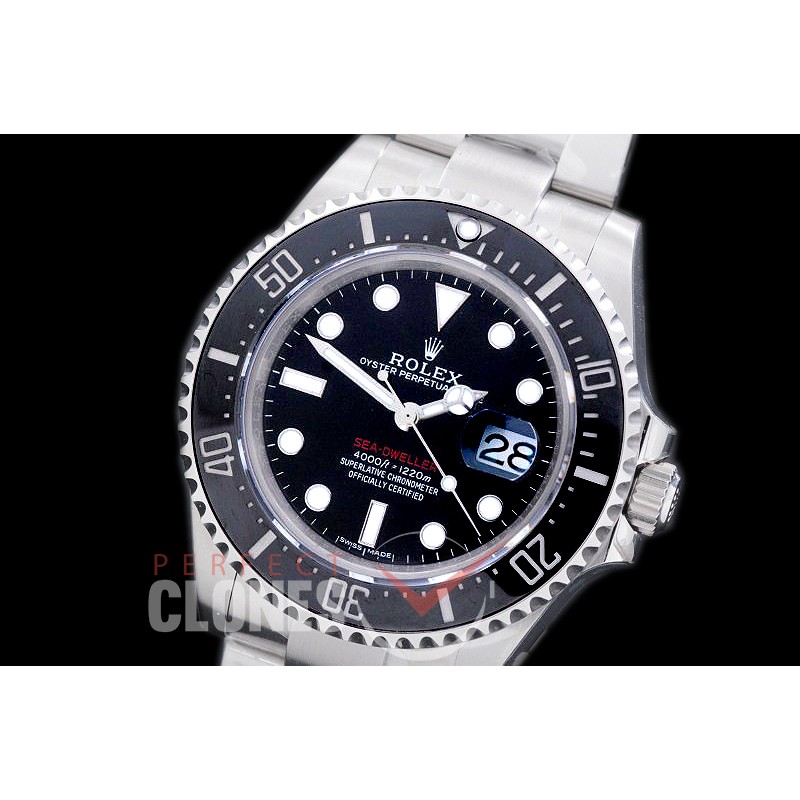 0 0 0 0 0 0 RLSD00973 GMF 2017 43mm Sea Dweller 4000 126600 SS/SS Black SA 3235 904L Steel