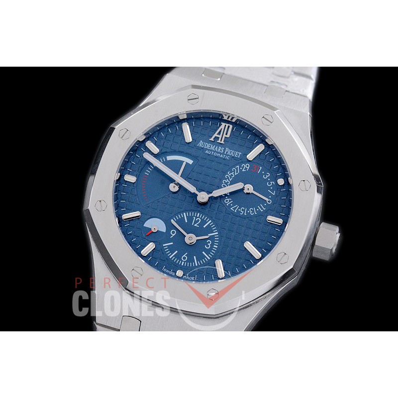 AP26120-103 Royal Oak Dual Time SS/SS Blue Asian Clone Calibre 2329