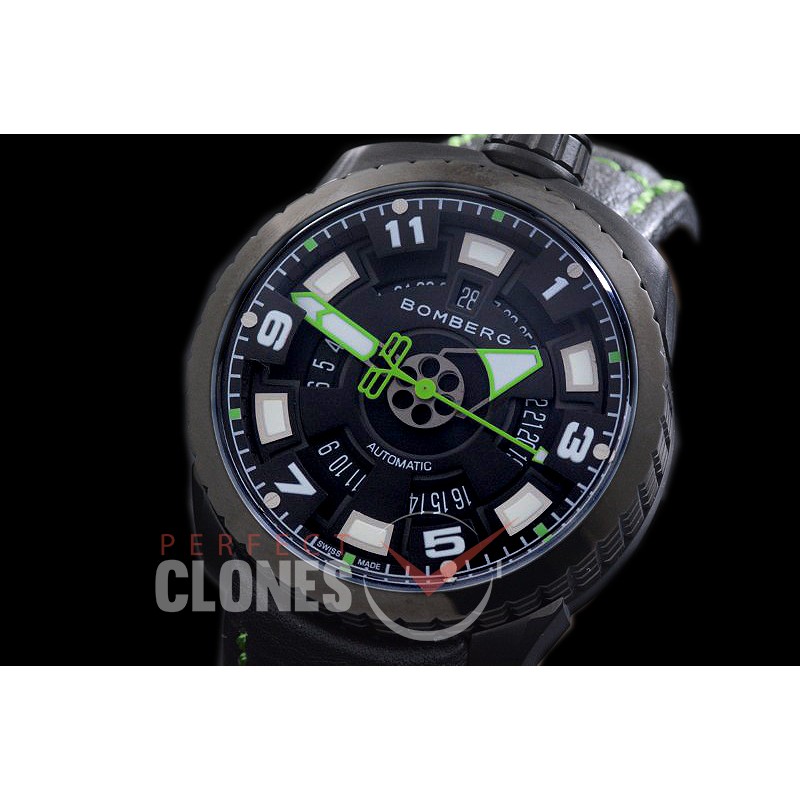 BB01013 Bolt-68 Automatic DLC/LE Black/Green SW 200