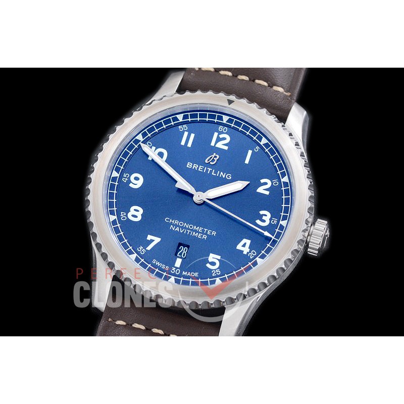 BLNV8-102 Navitimer 8 Automatic 41mm SS/LE Blue Numeral A-2824