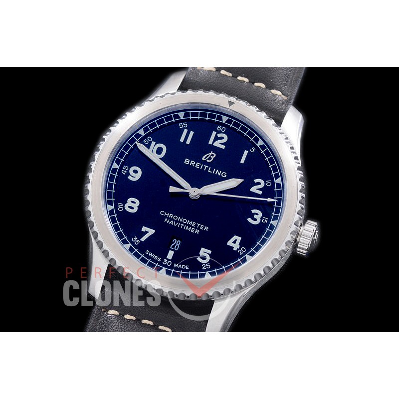 BLNV8-101 Navitimer 8 Automatic 41mm SS/LE Black Numeral A-2824