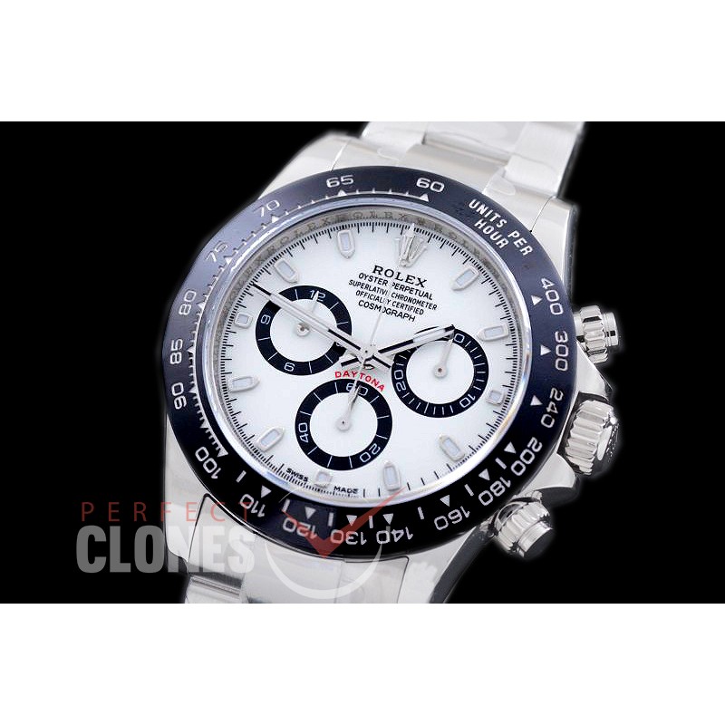0 0 0 RLDS00911 ARF/JF V2 Daytona 116500 SS/SS/CER White SH-4130 / 904L Steel 