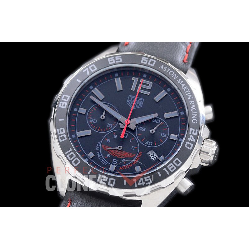 0 0 TGF1-AM-101L Formula 1 Aston Martin Special Ed Chronograph SS/LE Grey/Orange OS 10 Qtz