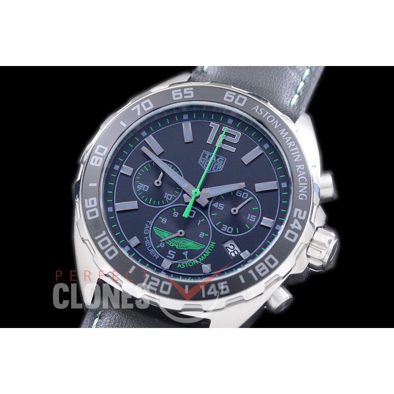 0 0 TGF1-AM-103L Formula 1 Aston Martin Special Ed Chronograph SS/LE Grey/Green OS 10 Qtz