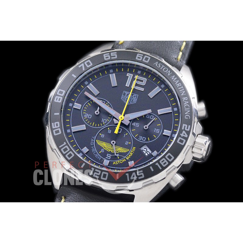 0 0 TGF1-AM-102L Formula 1 Aston Martin Special Ed Chronograph SS/LE Grey/Yellow OS 10 Qtz