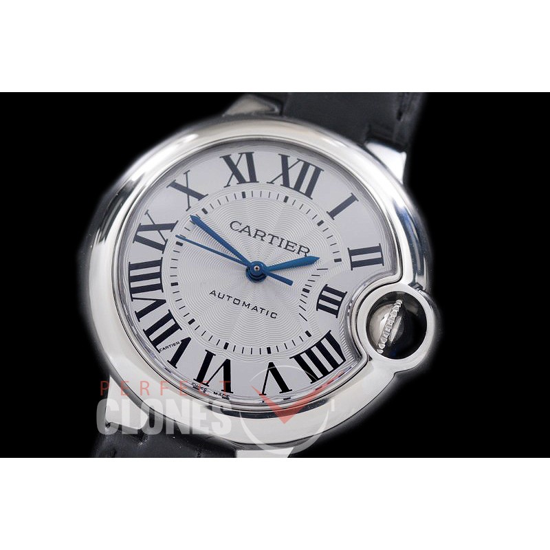 CARBA-33-021AL AF Ballon de Cartier Midsize 33 SS/LE White Miyota Mod 076 