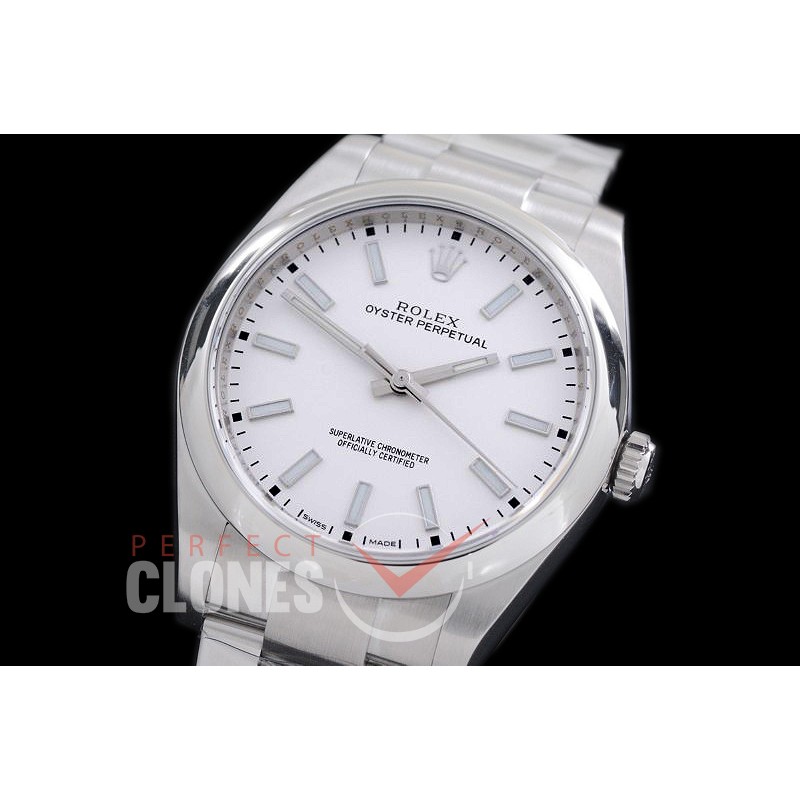 RLOY00106S JF/ARF 904L Steel Osyter Perpetual 114300 SS/SS White SH 3132