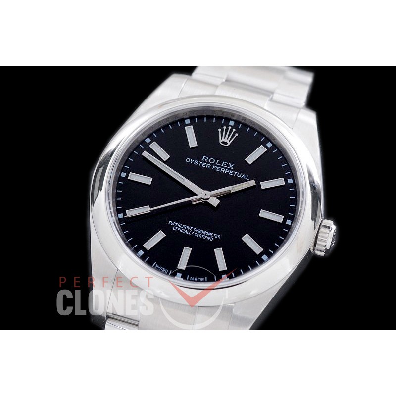 RLOY00107S JF/ARF 904L Steel Osyter Perpetual 114300 SS/SS Black SH 3132