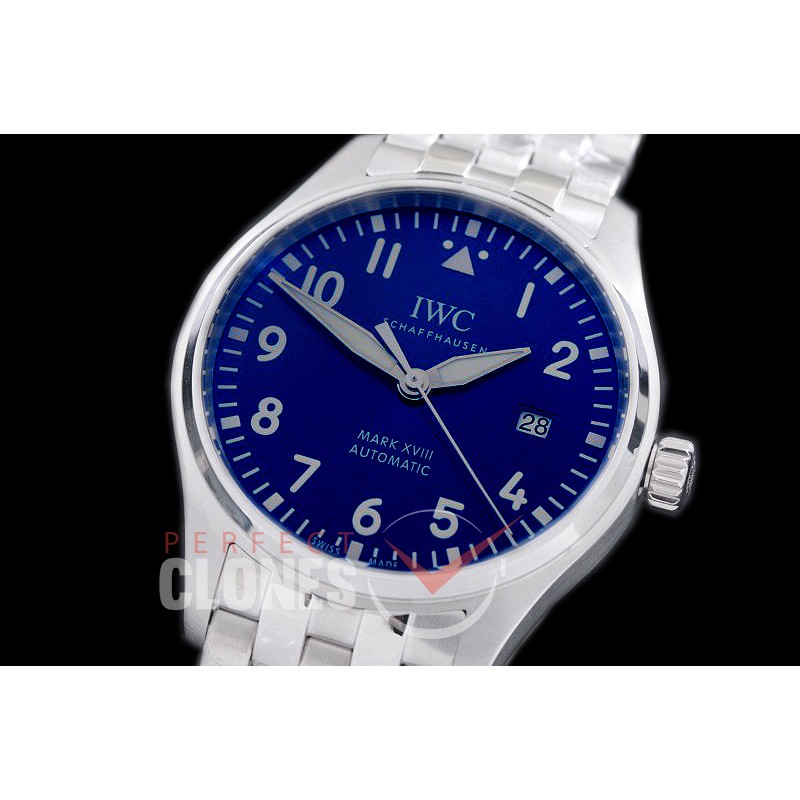 IWM18-203S MK Mark XVIII Pilot Le Petit Prince Automatic IW327010 SS/SS Blue A-2892
