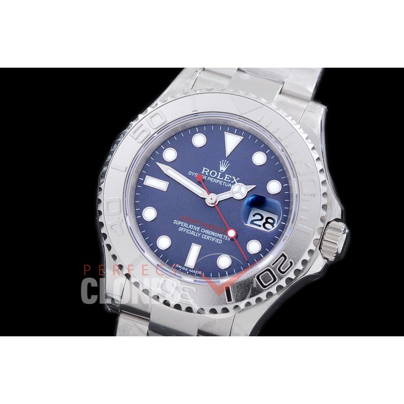 0 0 RYMEN00973 GMF 2015 126622 904L Steel Yachtmaster Men SS Blue SA 3135