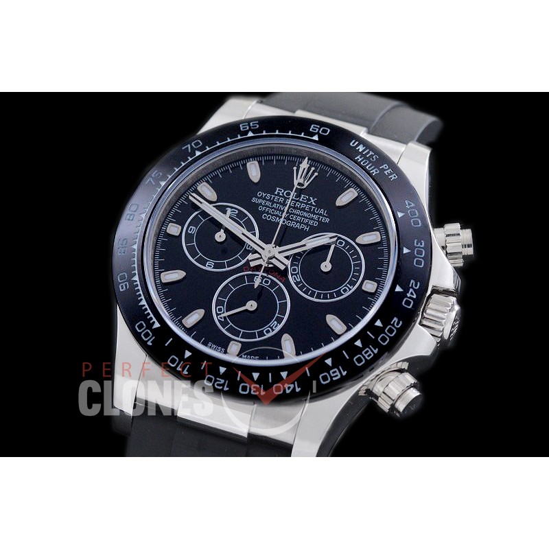 RLDS00089AR 116519 Daytona Black SS/RU with Oysterflex A-7750/4130