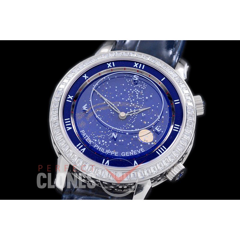 0 PPSM00052D 5102 Sky Moon Celestial Automatic SS/LE BlueAsian Custoomized 