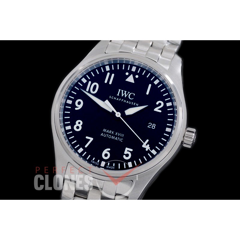 IWM18-202S MK Mark XVIII Pilot Automatic IW327011 SS/SS Black A-2892