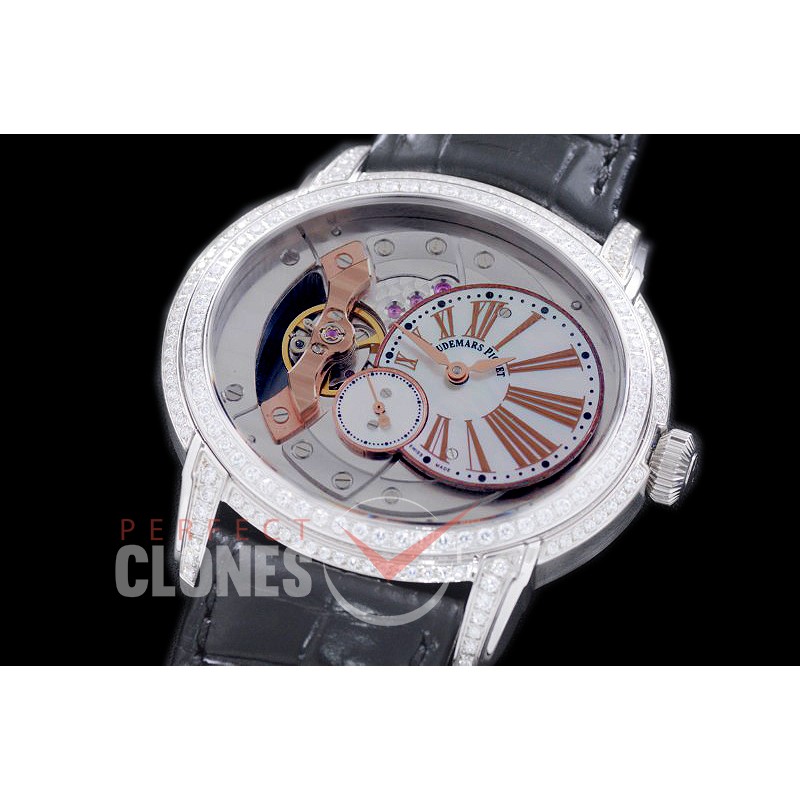 AP15350-106D Millinery 4102 SS/LE White/Rose Gold Roman Asian Customized 4101 M