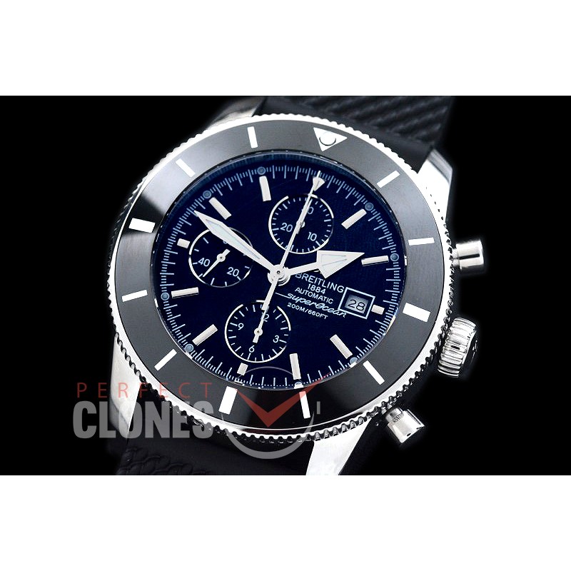 BLSF01006R Superocean Heritage Chronograph SS/RU Black A-7750