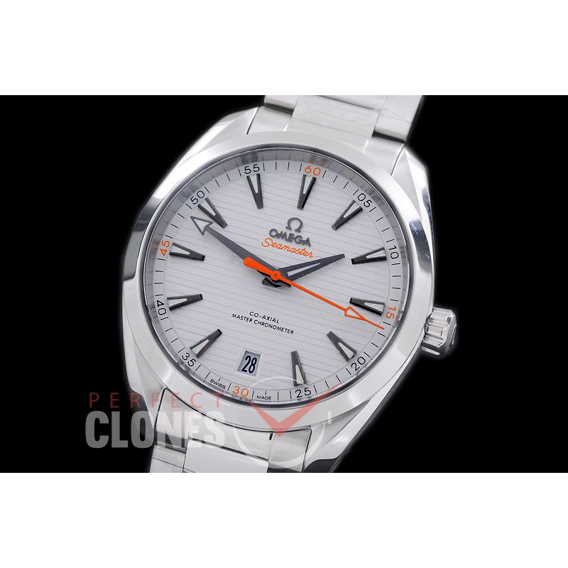 OMAT41-021S XF/VSF Aqua Terra Date Automtaic SS/SS White VS Cal 8900 Superclone 