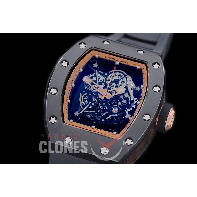 RM035-02-034 Rafal Nadal America Tourbilon Black DLC/RU Skeleton Customized Movt