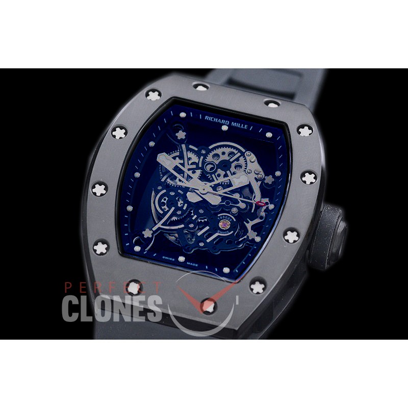 RM035-02-036 Rafal Nadal America Tourbilon Black DLC/RU Skeleton Customized Movt