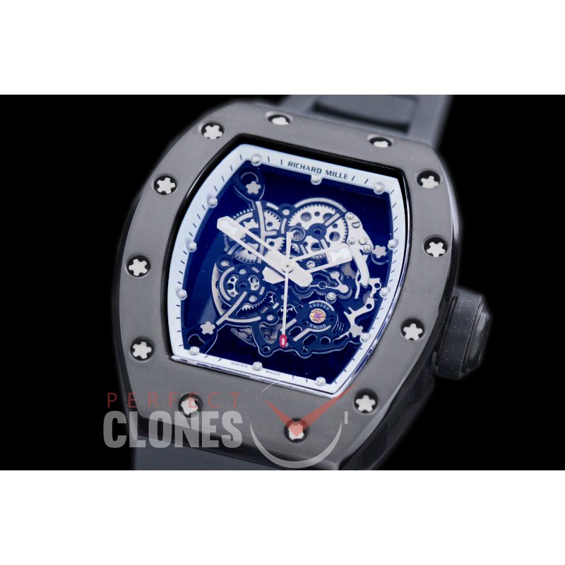 RM035-02-035 Rafal Nadal America Tourbilon Black DLC/RU Skeleton Customized Movt