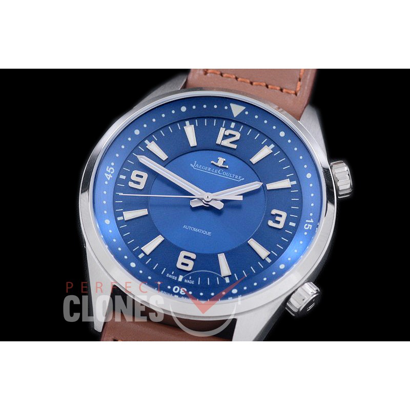 JLP-1002 Polaris Automatic SS/LE Blue Asian Clone Calibre 898