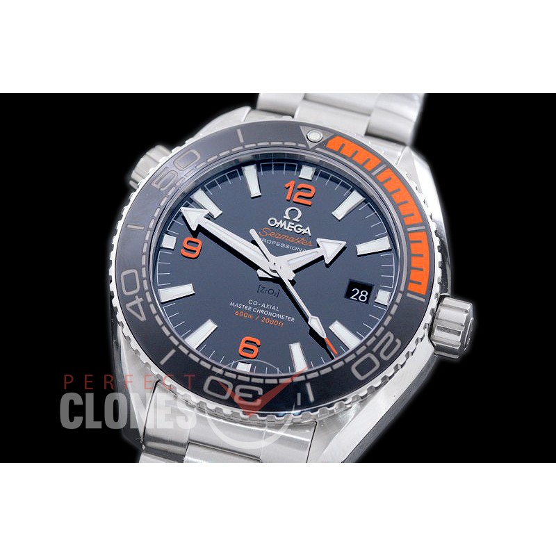 0 OMCPO435-031S XF Seamaster Planet Ocean 43.5mm Black/Orange SS/SS VS 8900 Superclone 