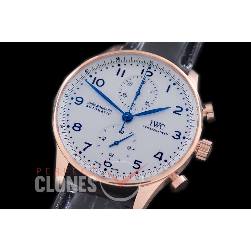 IWPG-150-111 YLF 3716 Portugieser Chrono 150 Years Edition RG/LE White A-7750
