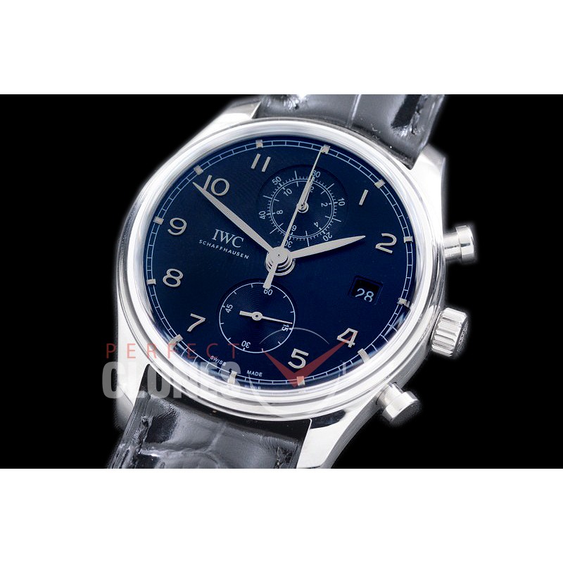 IWPGC10003 IW390303 Portugieser Chromo Classic SS/LE Black A-7750 Modified 