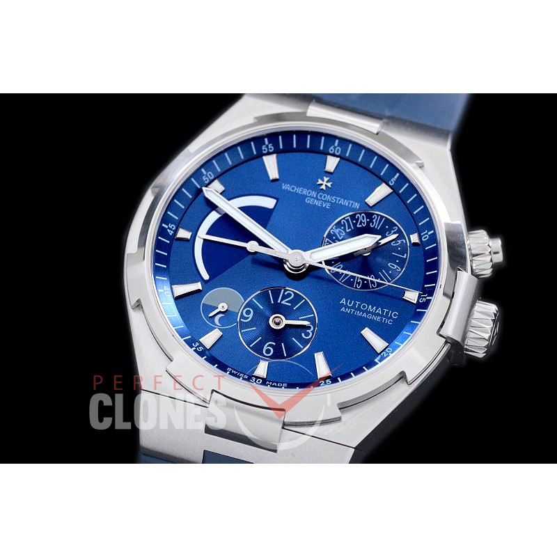0 VCO-043 Overseas Calendar/Power Reserve/Duo Time Zone Complications SS/RU Blue Asian Modified Movt 