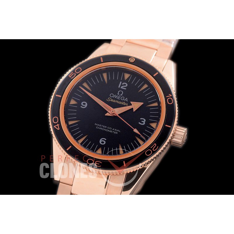 0 0 0 0 OMCPO-40-703 XF Seamaster 2014 RG/RG Black Miyota 8205 