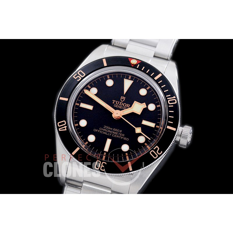 TU00089 Black Bay Fifty Eight Special Edition Heritage Black Bay Shield 79030N SS/SS Black Asian Clone 2824 