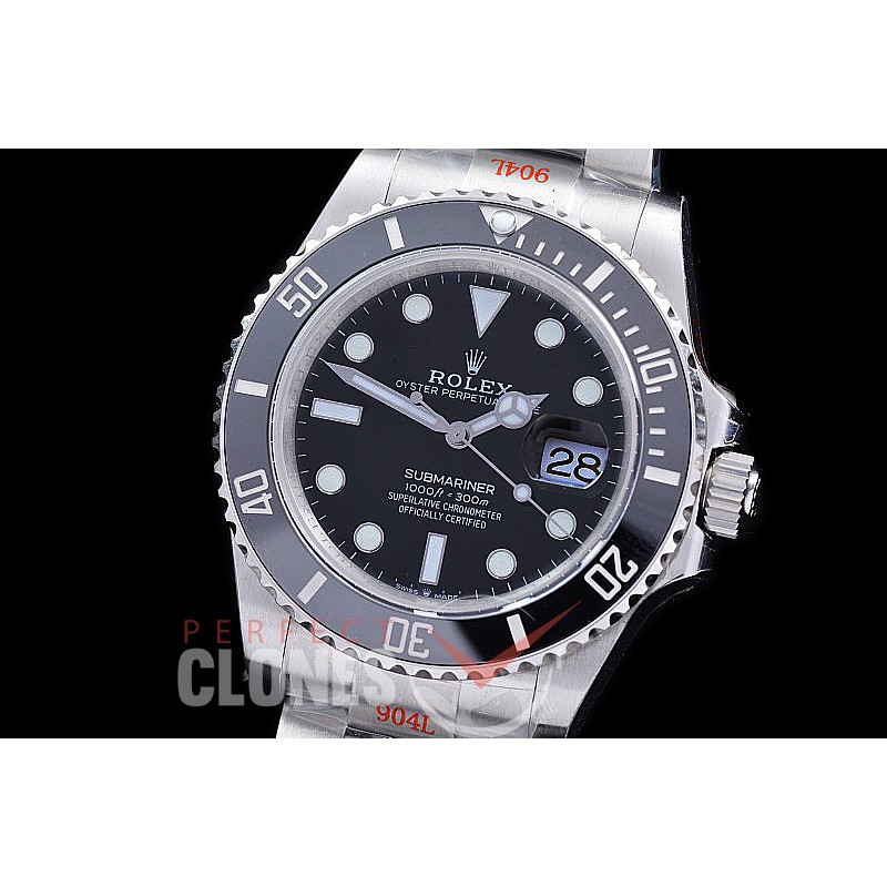 0 0 0 0 0 RLS-41-0001 GMF V3 904L Steel 2020 41mm Submariner 126610LN SS/SS Black VR 3235 