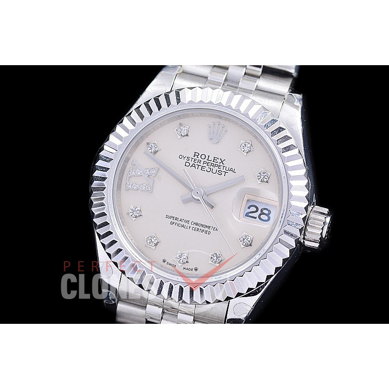 R28DJS-2R-120J BP 2023 Datejust 28mm Ladies 279174 SS/SS Fluted/Jubilee Silver Star Diam Eta 2671
