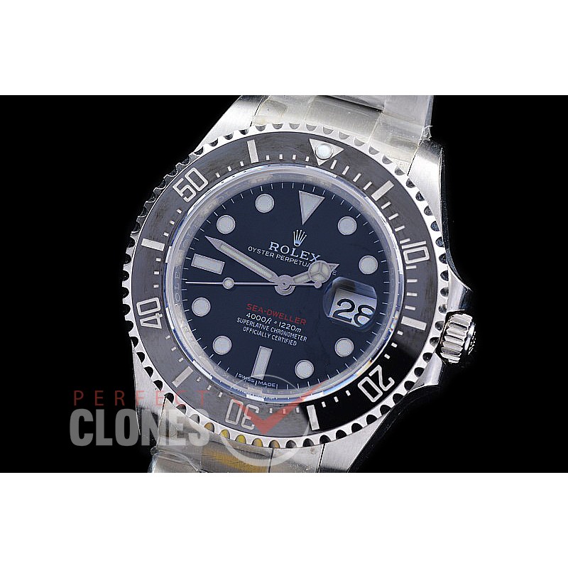 0 0 0 0 0 RLSD00801 NF 2017 43mm Sea Dweller 4000 126600 SS/SS Black A-2824 904L Steel - Special Offer ! 