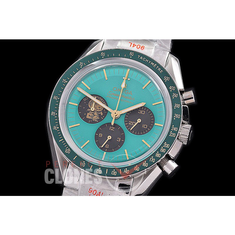 0 0 0 0 OMSP00253S Speedmaster Snoopy Limited Edition SS/SS Green OS20 Quartz