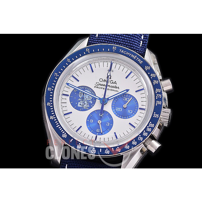 0 0 0 0 OMSP00251 Speedmaster Snoopy Limited Edition SS/LE White OS20 Quartz
