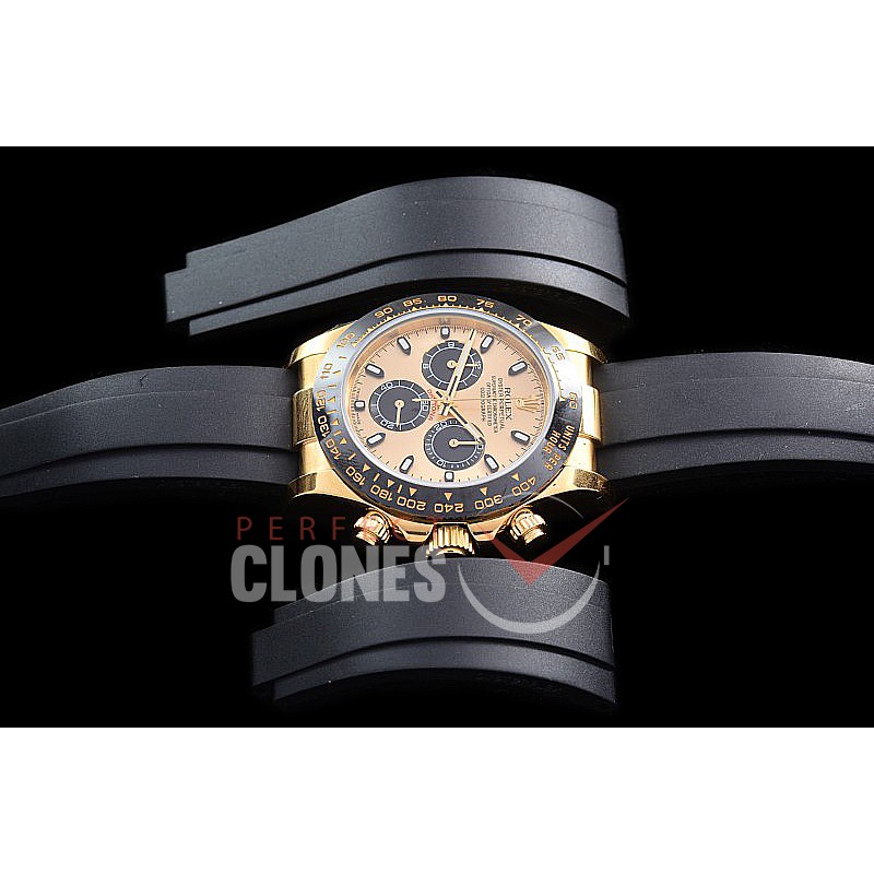 0 RLDF00505R JHF Daytona 116518LN YG/CER/RU Gold Sticks A-7750
