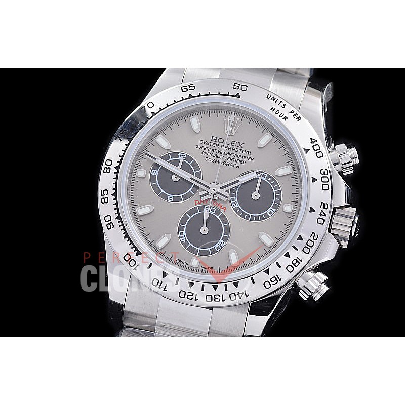 0 0 0 RLDS00407 OMF Daytona 116509 SS/SS Grey Sticks Asian 7750