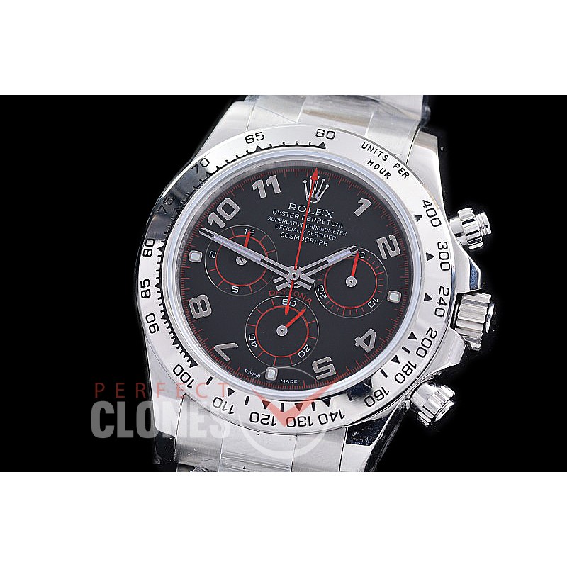 0 0 0 RLDS00422 OMF Daytona 116509 SS/SS Black Numeral Asian 7750