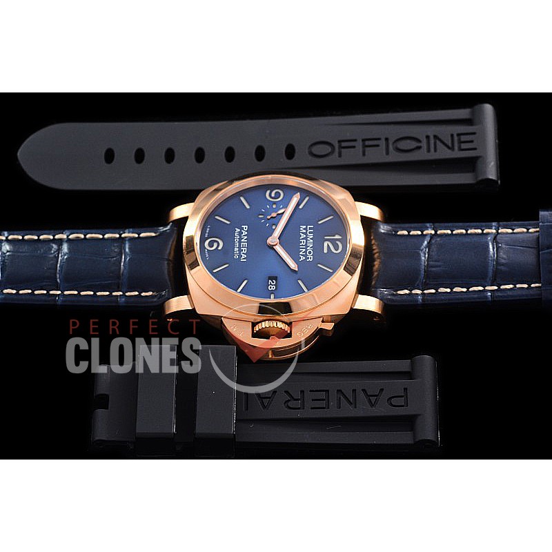 0 0 0 0 0 PN1112S01 TTF Pam 1112S Gold Tech Luminor 1950 3 Days Marina RG/LE Blue VS P9010 