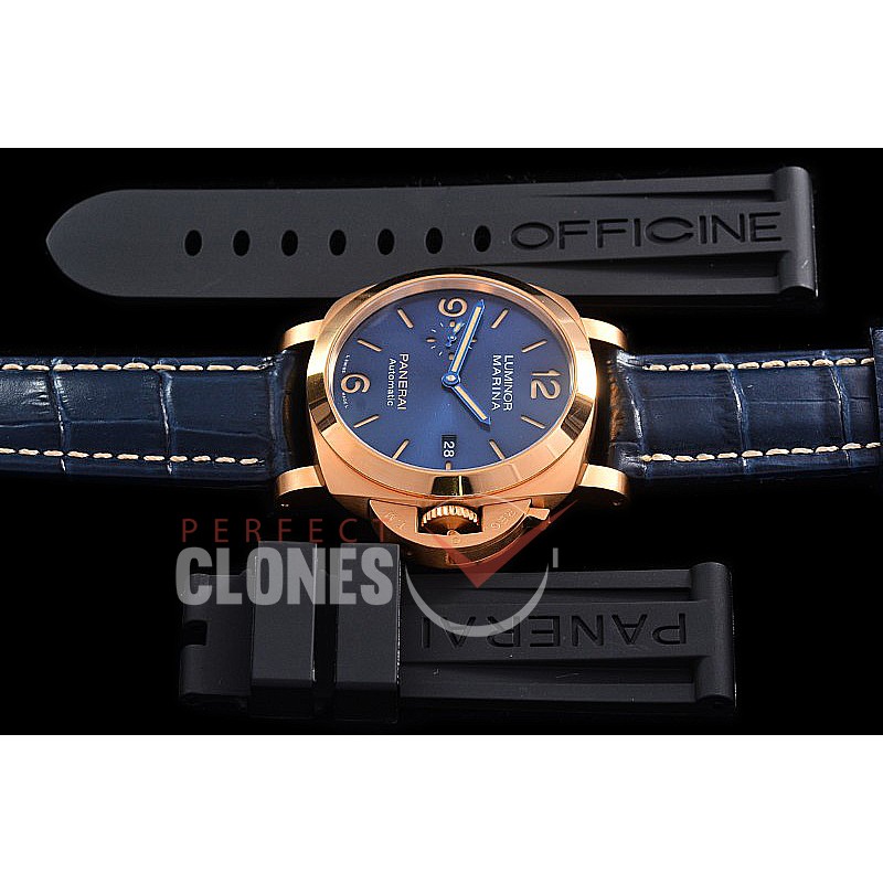 0 0 0 0 0 PN1114S01 TTF Pam 1114S Gold Tech Luminor 1950 3 Days Marina RG/LE Blue VS P9010 