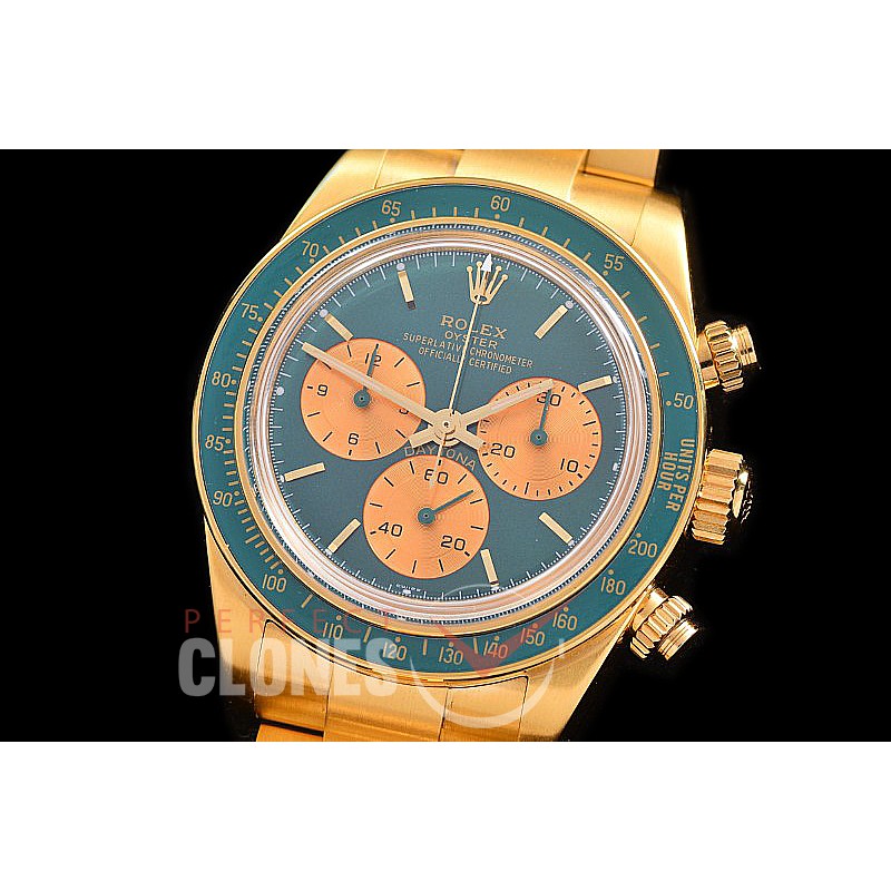 RLD-LADG-026 ZF Les Artisans De Geneve "Honey Green" YG/YG Green A-7750 / 4130