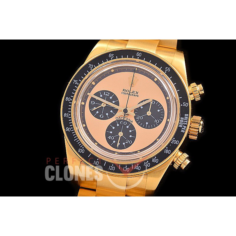 RLD-LADG-023 ZF Daytona Les Artisans De Geneve "Tribute to Rolex Gold Daytona 6241" YG/YG Gold A-7750 / 4130