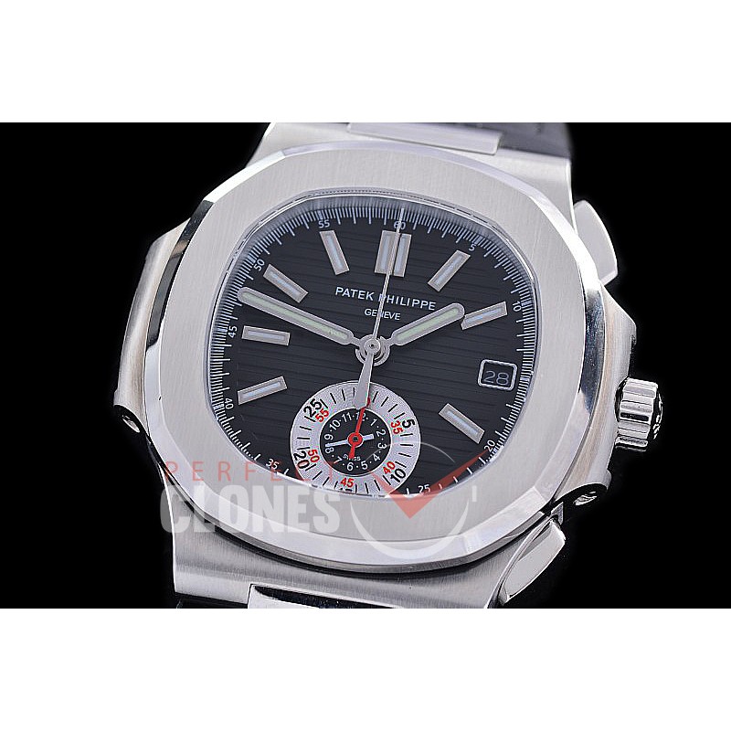 PP-5980-102L PPF Nautilus 5980 Chronograph SS/LE Grey Sticks Asian Clone Calibre CH28-520 C