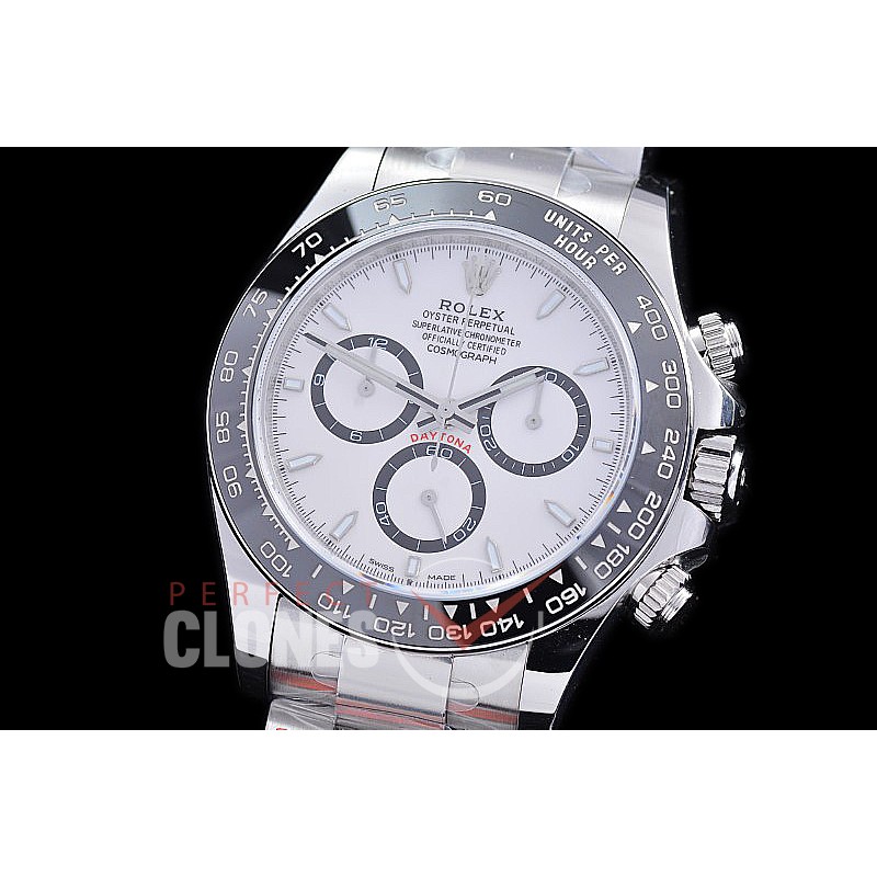 0 0 0 0 RLDS-126500-211 ARF 904L Steel Daytona 126500LN SS/SS White Sticks 4131 Superclone - 72 Hours Power Reserve Movement