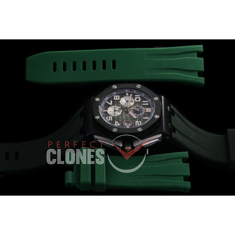 AP26405-102 APF Royal Oak Offshore Chronograph CER/RU Burnt Green Asian Clone Calibre 3126 